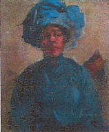 Woman in Blue
