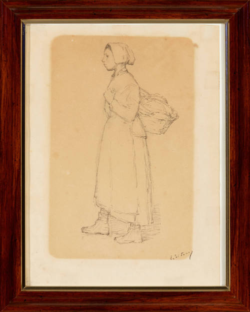 Paysanne au panier