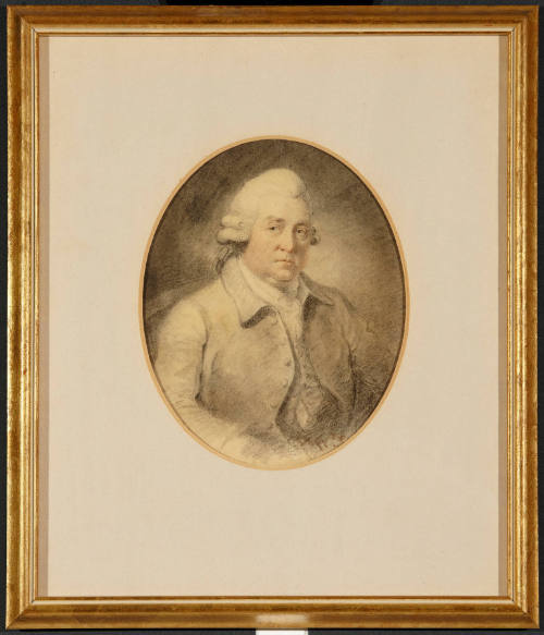 Sketch for Portrait of a Gentleman, Half length, wearing a Grey Jacket and Waistcoat