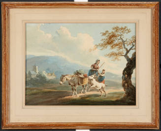A Peasant Woman, Her Child and a Donkey