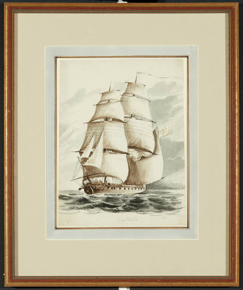A Man-of-War under Full Sail 'Ontario'