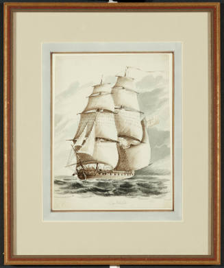 A Man-of-War under Full Sail 'Ontario'