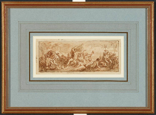 Triumph of Neptune and Amphrite; Design for a Wall Panel