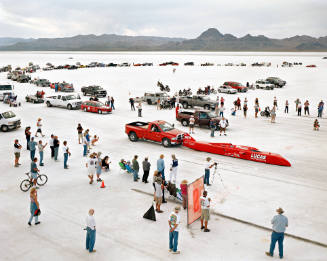 Bonneville #1, Start Line, Landspeed Trials, Bonneville Salt Flats, Utah, USA  2008