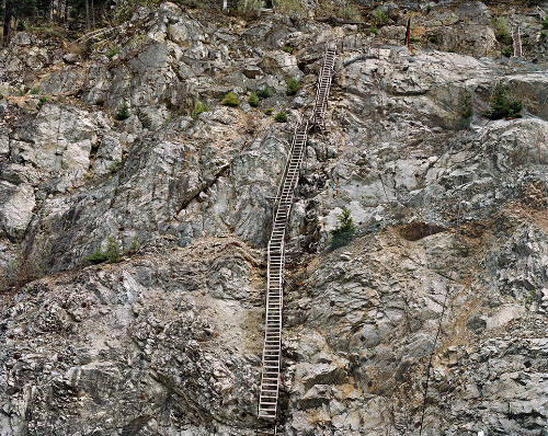 Railcuts #12, Trans Canada Highway Construction Project, Hope, British Columbia, Canada  1985