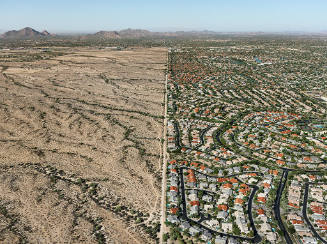 Salt River Pima-Maricopa Indian Reservation / Suburb, Scottsdale, Arizona, USA  2011