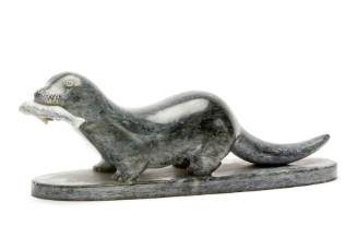 Otter with Fish