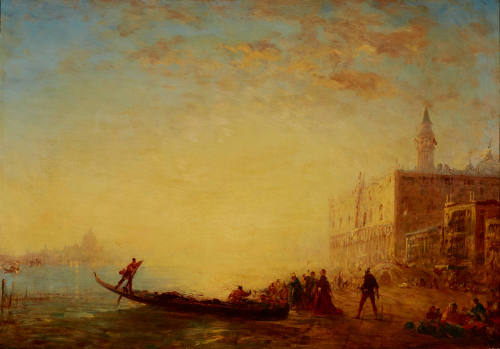 View of the Venetian Lagoon and Ducal Palace from the Quai des Esclavons