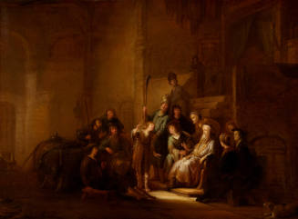 Joseph Relating his Dreams to Jacob and his Brothers