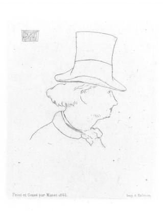 Charles Baudelaire in Profile