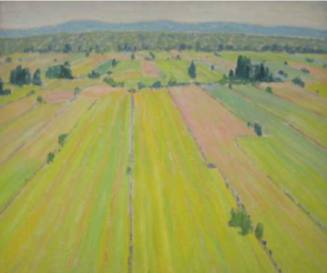 Fields along the St. Lawrence, Isle of Orleans