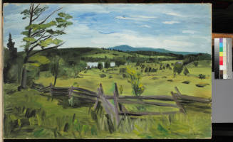 Field, Lake and Hills