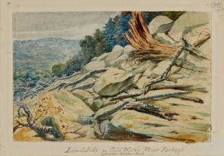 Landslide on Cold Water River, Portage