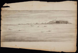 Mutiny Barracks and Fortification on a Rugged Coastline