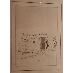 Ice House with Two Figures