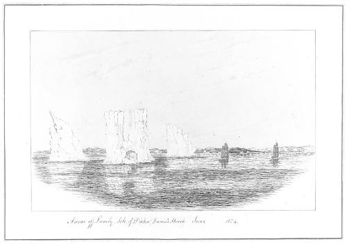 A Scene off Lievely, Isle of Disko, Davis' Strait June 1824