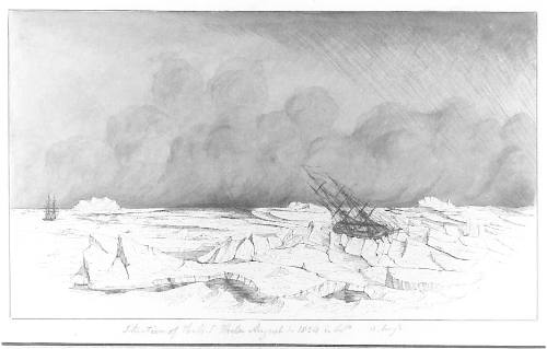 Situation of HMS Hecla Aug. 1, 1824
