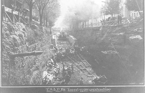 T.H. & B. Ry. Tunnel under Construction, Hamilton