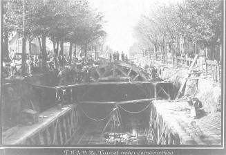 T.H. & B. Ry. Tunnel under Construction, Hamilton