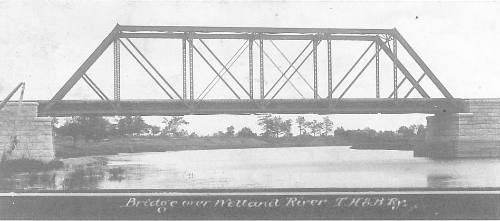 Bridge over Welland River, T.H. & B. Ry.