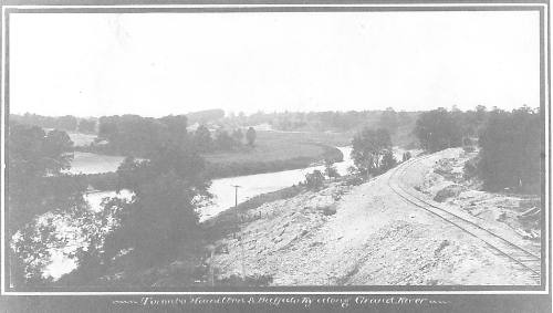 Toronto Hamilton & Buffalo Ry. along the Grand River