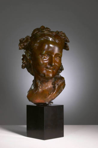 Bacchante with Grapes and Vine Leaves