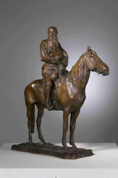 Leo Tolstoy on Horseback
