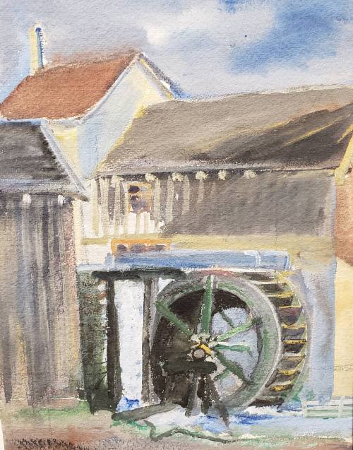 Waterwheel in situ