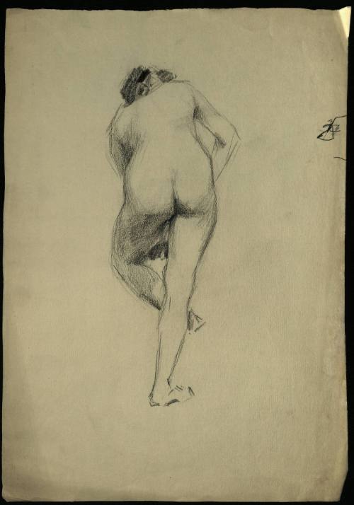 Untitled (Female Nude Standing)