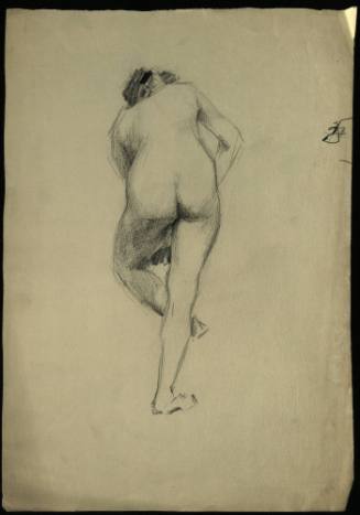 Untitled (Female Nude Standing)
