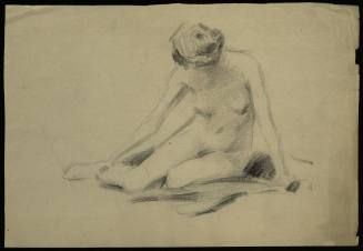 Untitled (Seated Female Nude)