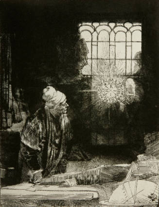 Faust in his Study, Watching a Magic Disk