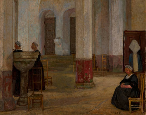 Church Interior, Brittany