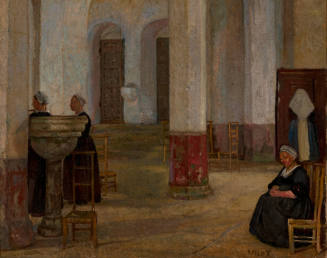 Church Interior, Brittany