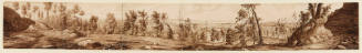 Panoramic Sketch of Hamilton at the Head of Lake Ontario, Upper Canada