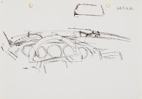 Traveller Sketches: Dashboard, Mirror and Wiper Studies