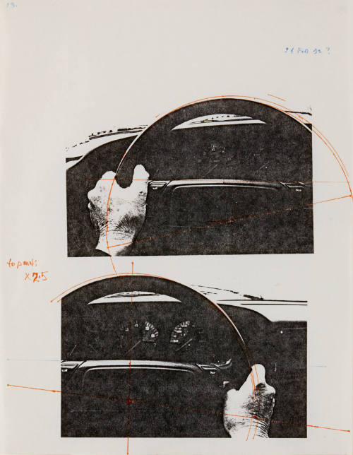 Traveller Sketches: Second Photocopy of Steering Wheel
