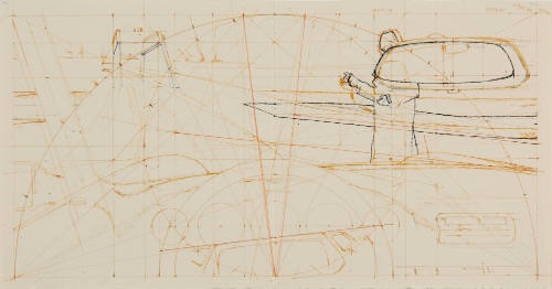 Traveller Sketches: Detailed Geometrical Composition with Re-drawing