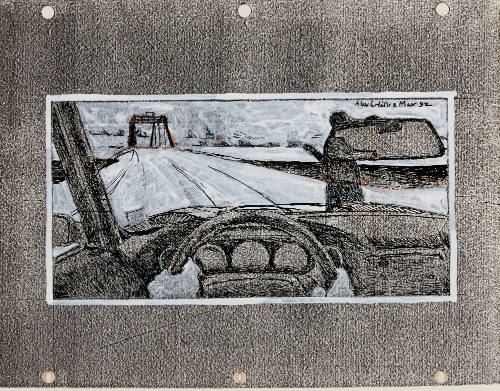 Traveller Sketches: Photocopy with Colour of Entire Composition