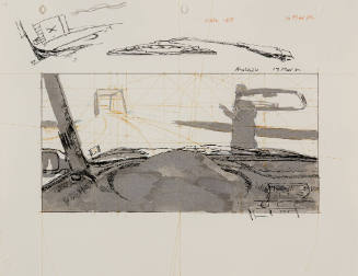 Traveller Sketches: Study of View Through Windshield