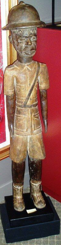 Makonde Colonial Figure