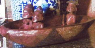 Yoruba Boat Shrine Effigy