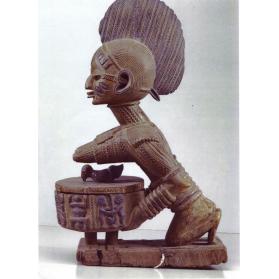 Yoruba Figure with Bowl