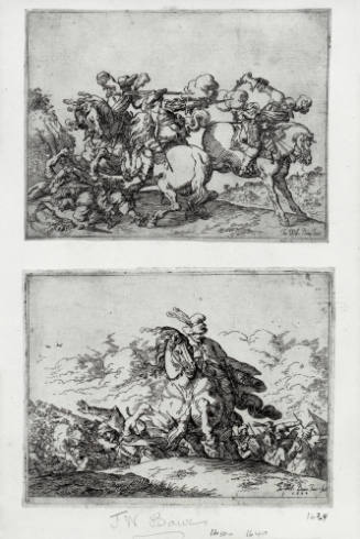 Height of Battle (recto) Magdelena by D.J. Pound, steel engraving (verso)