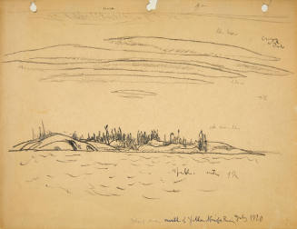 Island Near the Mouth of Yellowknife River