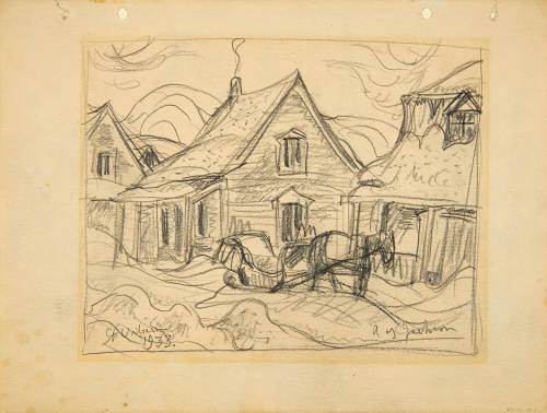 Recto:St Urbain, Verso:Quebec Village