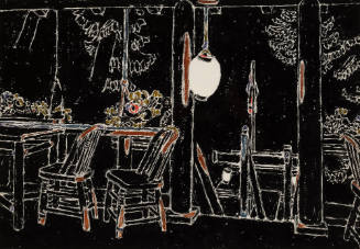 Recto: New England House III ; Verso: Black Porch (Veranda at Night IV)