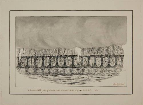A Remarkable Piece of Coast North of Somerset, Prince Regents Inlet July 1825