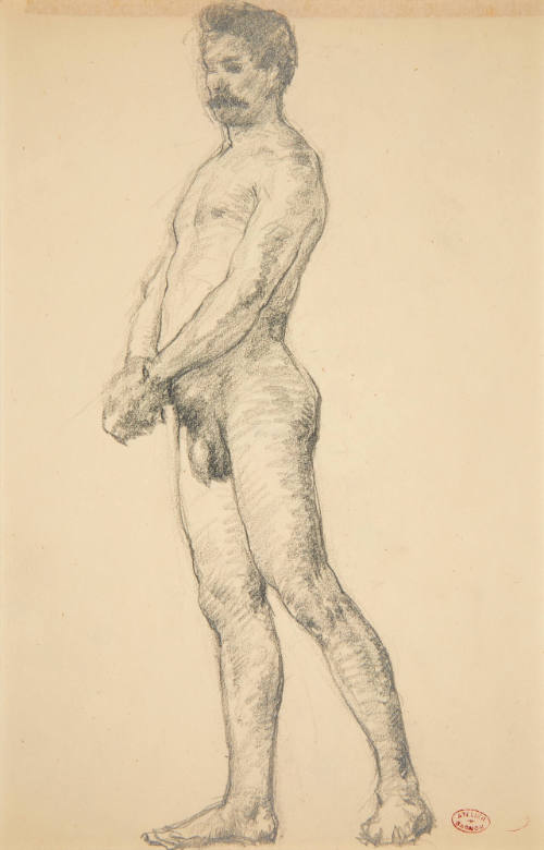 Male Nude with Clasped Hands