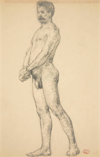 Male Nude with Clasped Hands
